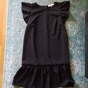 Flouncy little black dress